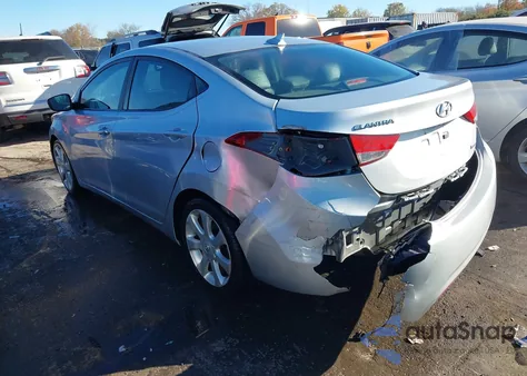 2013 Hyundai Elantra Limited из США, поврежденный, VIN 5NPDH4AE4DH287976
